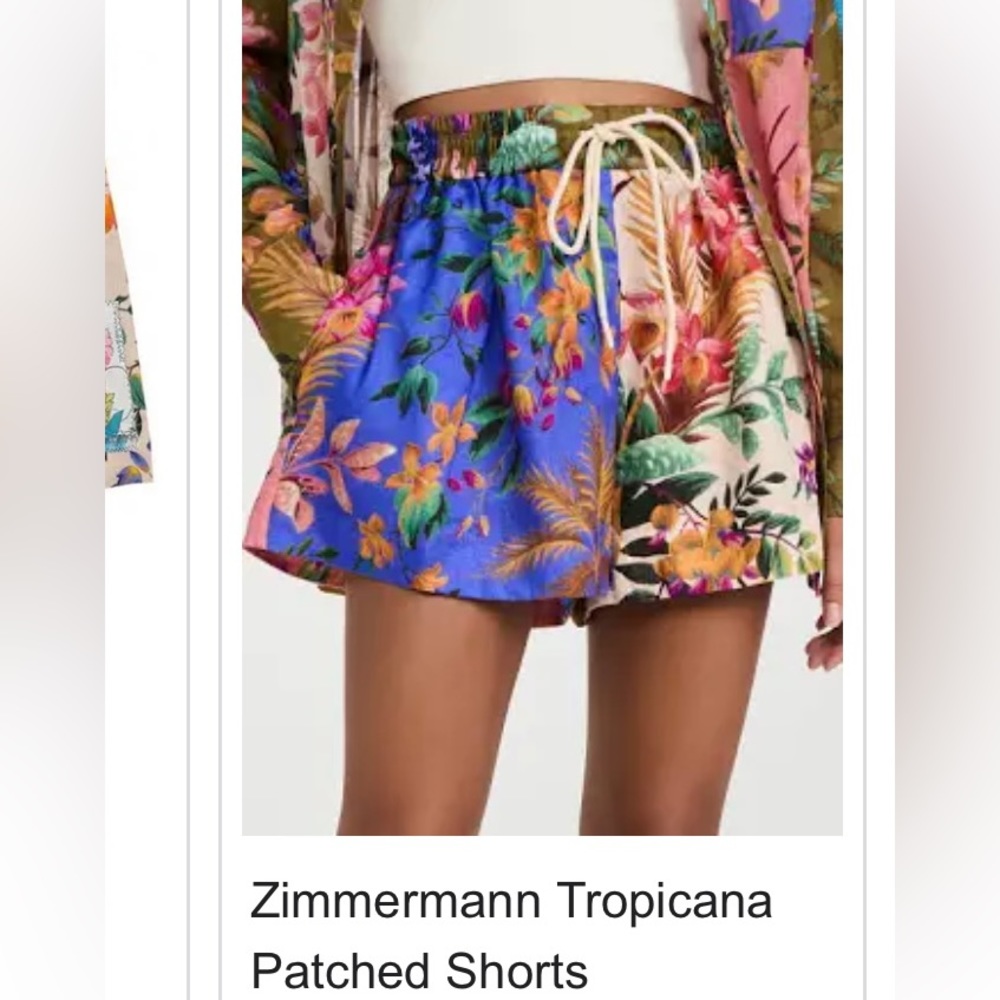 Zimmerman Tropicana patch shorts